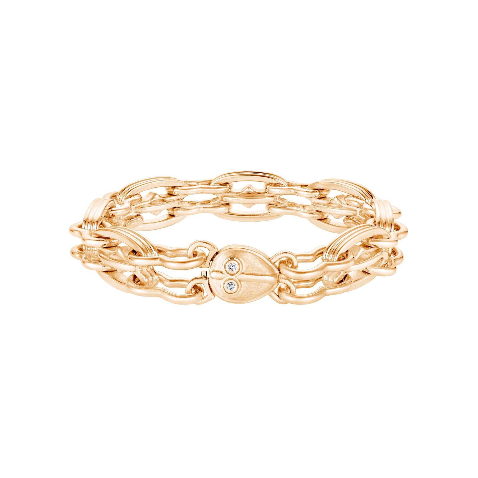 Boateng x Hirsh Hope Chain rose gold bracelet