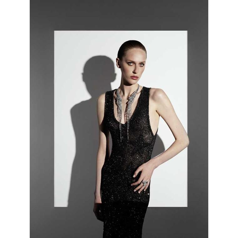 Chanel Embrace Your Destiny necklace on model