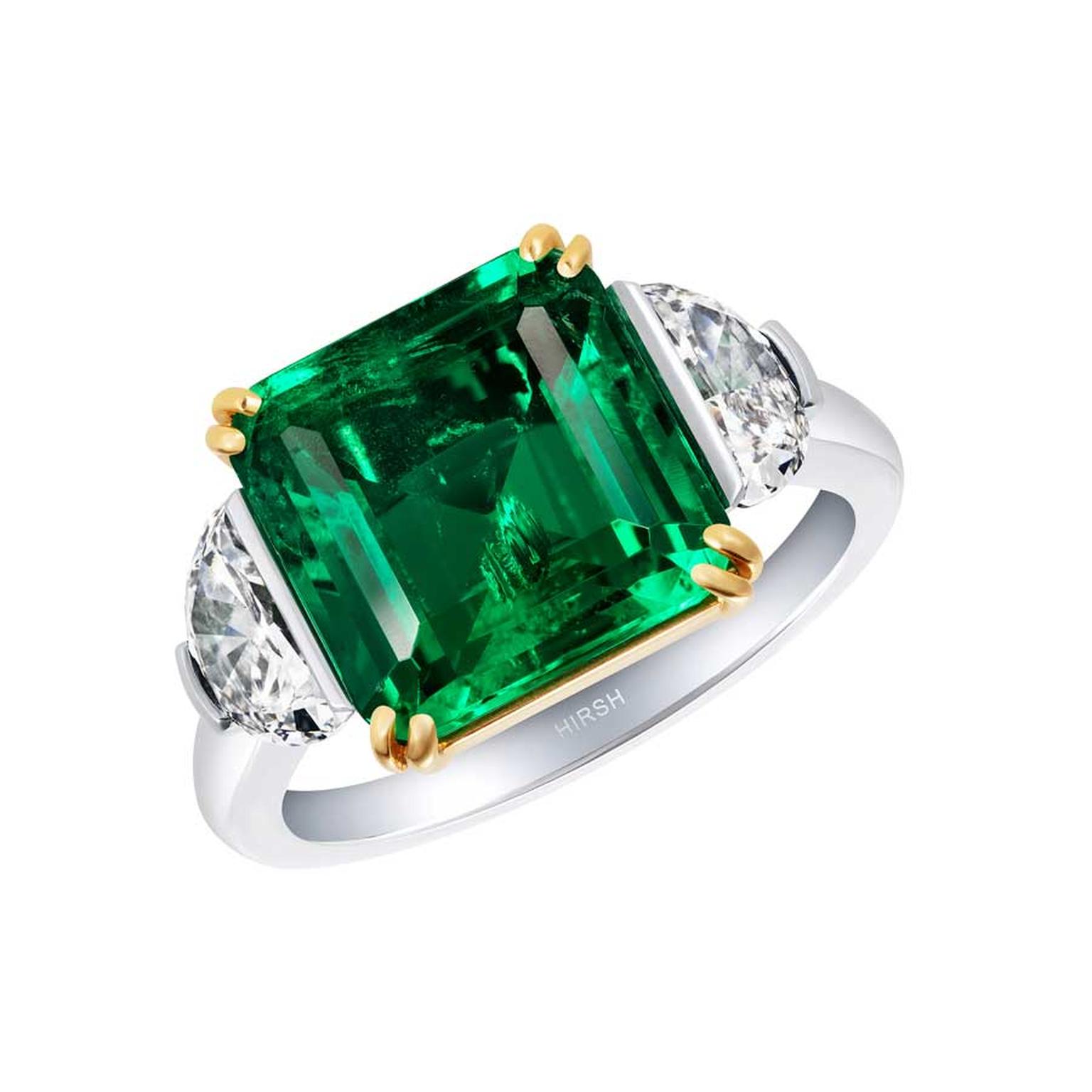 Colombian emerald ring by Hirsh London