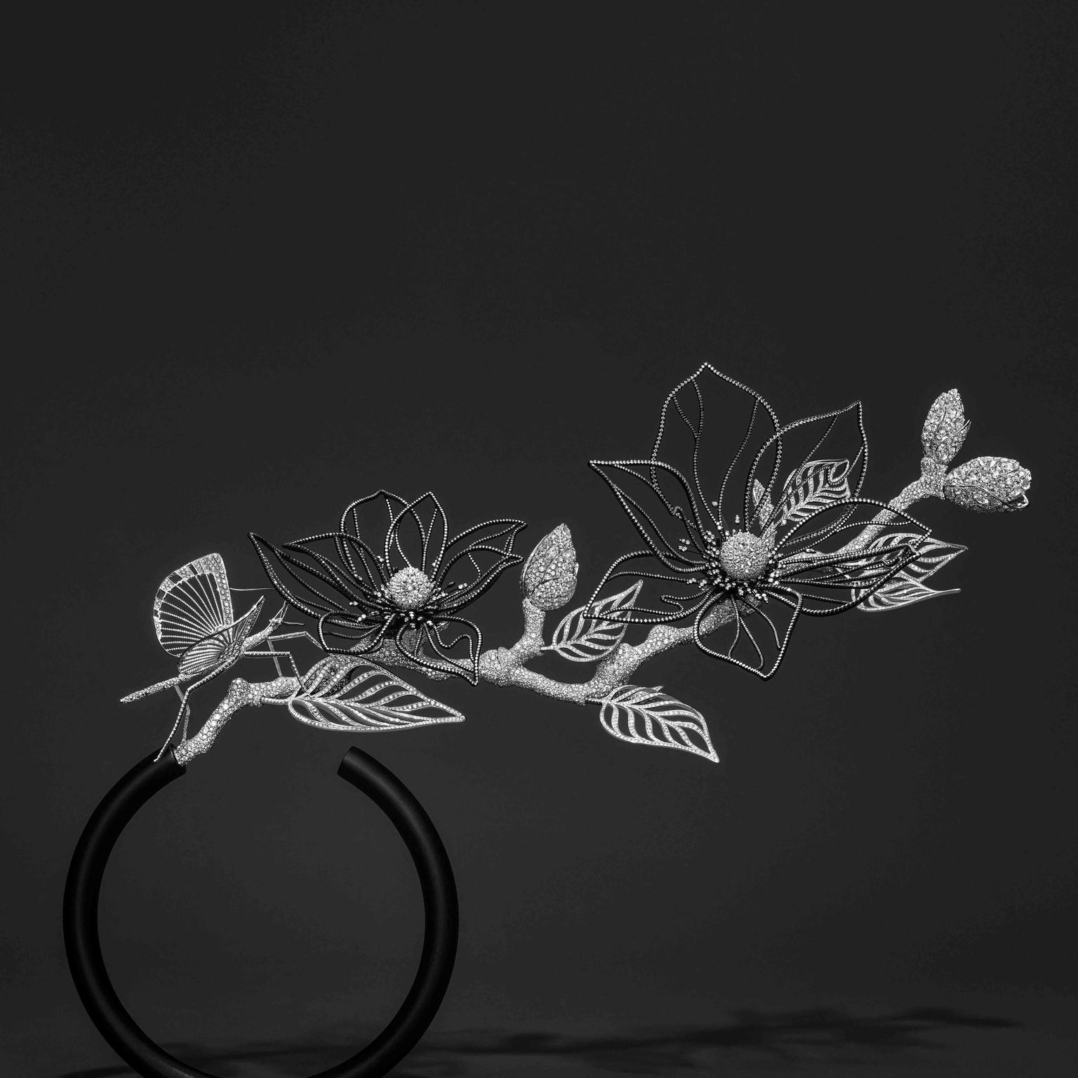 Magnolia and stick insect Composition No2 by Boucheron