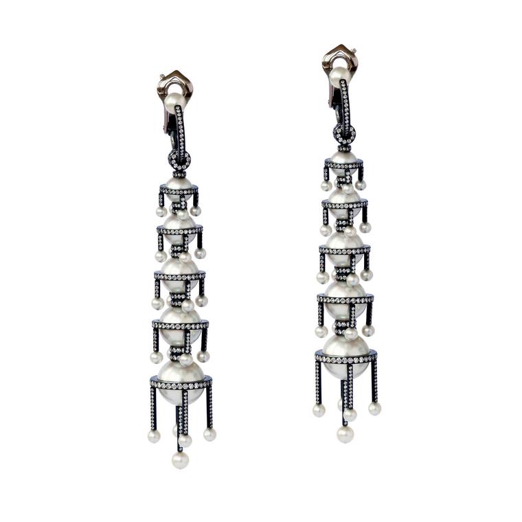 Shoulder-skimming earrings are in hot demand