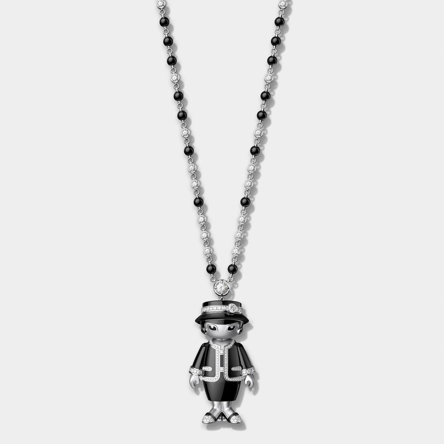 Necklace Watch Coco Black Jacket by Chanel