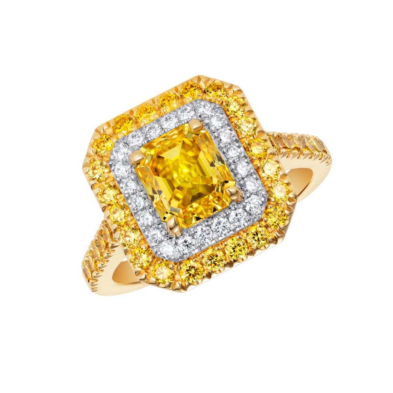 Regent Yellow Diamond Ring by Hirsh London