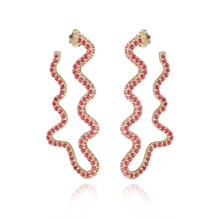 New-season hoop earrings